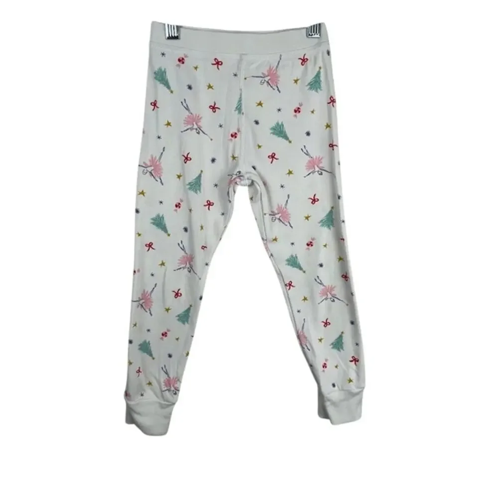 Crewcuts girl's holiday, festive ballerina print pajama set